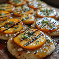 As summer rolls in, the craving for fresh, vibrant flavors intensifies, and what better way to celebrate the season than with a dish that captures the essence of summer produce? Quick Grilled Peach Flatbreads are not just a delightful treat; they are a culinary experience that combines the sweetness of ripe peaches with the creaminess of goat cheese, all layered on a crispy flatbread. This recipe is perfect for those warm evenings when you want to impress guests at gatherings, serve up something light and refreshing for dinner, or simply enjoy a satisfying snack.