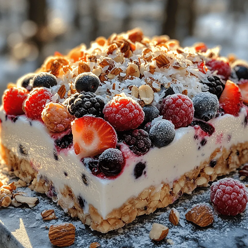 Greek yogurt serves as the foundation for our Fruity Frozen Yogurt Bark, and for good reason. Packed with protein, probiotics, and essential nutrients, it offers a wealth of health benefits. A typical serving of Greek yogurt contains twice the protein of regular yogurt, making it an excellent choice for those looking to increase their protein intake. This protein content not only helps in muscle repair and growth but also keeps you feeling fuller for longer, which can be beneficial for weight management.