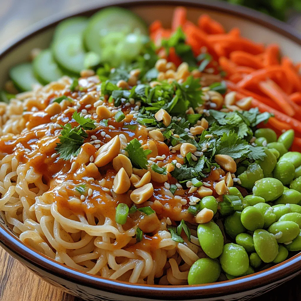 The heart of any great Thai peanut noodle salad lies in its dressing. A well-crafted peanut dressing not only brings the dish together but also elevates the flavors of the vegetables and noodles. Here are the essential ingredients and their roles: