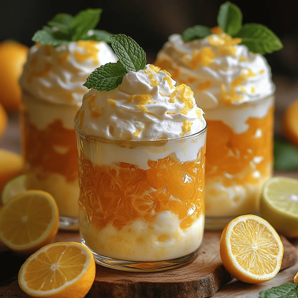 In the realm of desserts, few things capture the essence of lightness and refreshment quite like Airy Citrus Yogurt Clouds. This delightful treat offers a harmonious blend of creamy Greek yogurt and vibrant citrus flavors, resulting in a dessert that is not only delicious but also health-conscious. As the warmer months approach, the demand for light and refreshing desserts rises, making this recipe an ideal choice for those seeking to satisfy their sweet tooth without the heaviness of traditional sweets.