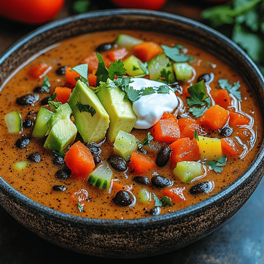 To create the perfect Fiery Black Bean Delight Soup, it’s essential to understand the role of each ingredient, not only in terms of flavor but also their nutritional benefits. Here’s a closer look at the components that make this soup a delightful and healthful choice.