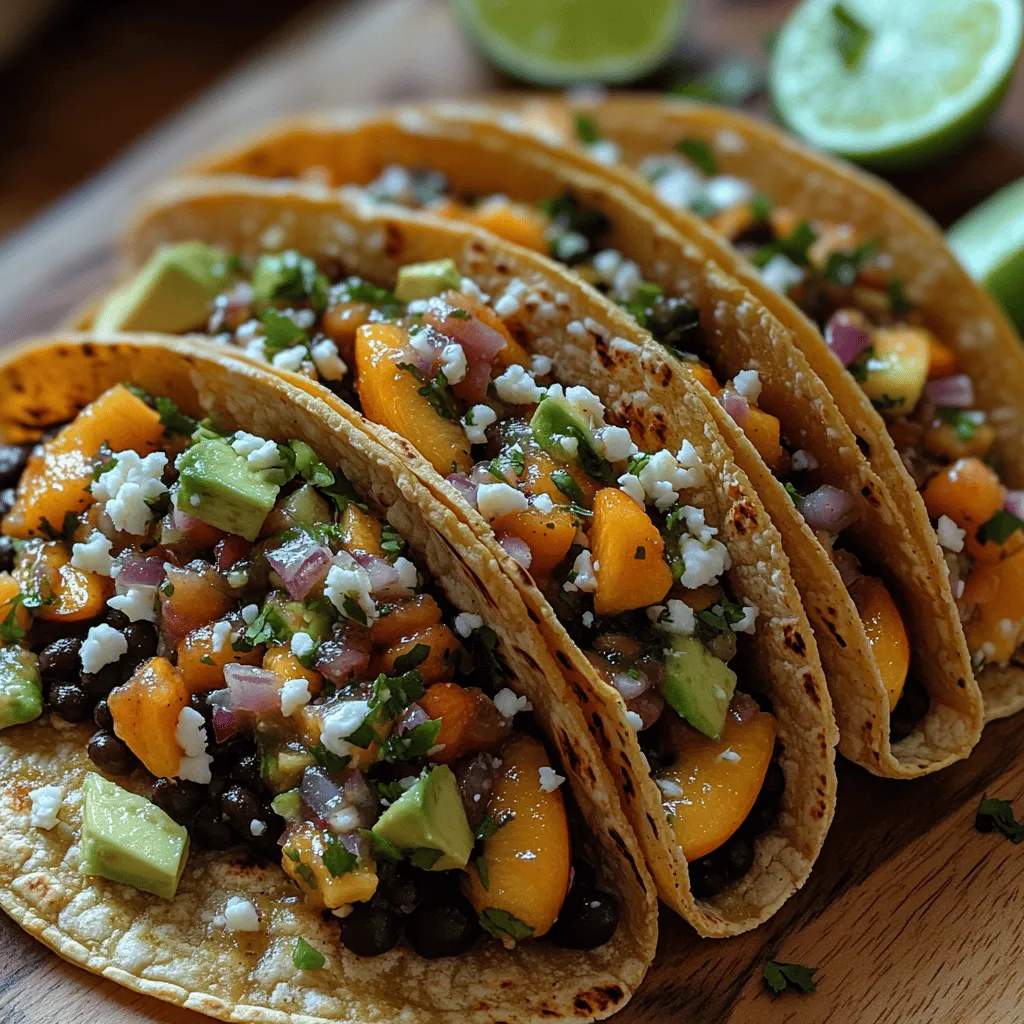 In recent years, plant-based recipes have surged in popularity, driven by a growing awareness of health, sustainability, and culinary creativity. More individuals are exploring ways to incorporate vibrant, nutritious ingredients into their meals, leading to an explosion of exciting new dishes. One standout recipe that beautifully embodies this trend is Sweet & Spicy Peach Salsa Black Bean Tacos. These tacos not only celebrate the flavors of fresh produce but also offer a satisfying and hearty option for those looking to embrace a more plant-based lifestyle.