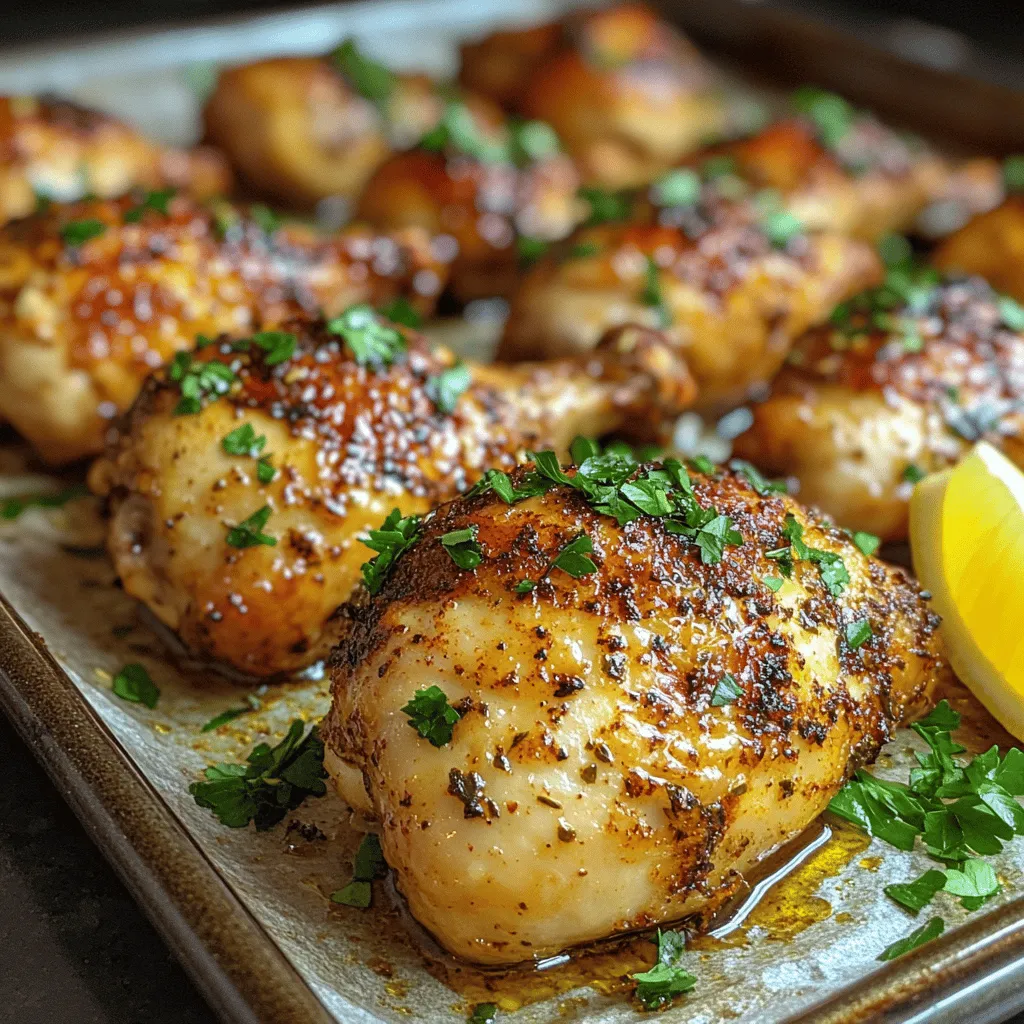 Baked chicken legs are a beloved dish that strikes the perfect balance between comfort and versatility. Whether you’re hosting a family dinner, preparing for a casual gathering with friends, or simply looking to whip up a quick weeknight meal, chicken legs can fit the bill. Their rich flavor and satisfying texture make them a favorite among both home cooks and food enthusiasts alike. Additionally, oven-baking chicken legs is a healthier alternative to frying, reducing the amount of oil used while still achieving that desired crispy skin. This method not only enhances the flavor of the chicken but also preserves its natural juices, resulting in tender, flavorful meat.
