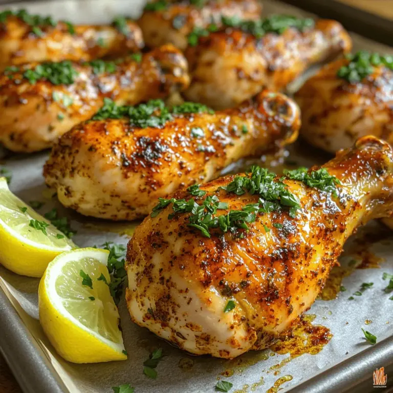 Baked chicken legs are a beloved dish that strikes the perfect balance between comfort and versatility. Whether you’re hosting a family dinner, preparing for a casual gathering with friends, or simply looking to whip up a quick weeknight meal, chicken legs can fit the bill. Their rich flavor and satisfying texture make them a favorite among both home cooks and food enthusiasts alike. Additionally, oven-baking chicken legs is a healthier alternative to frying, reducing the amount of oil used while still achieving that desired crispy skin. This method not only enhances the flavor of the chicken but also preserves its natural juices, resulting in tender, flavorful meat.