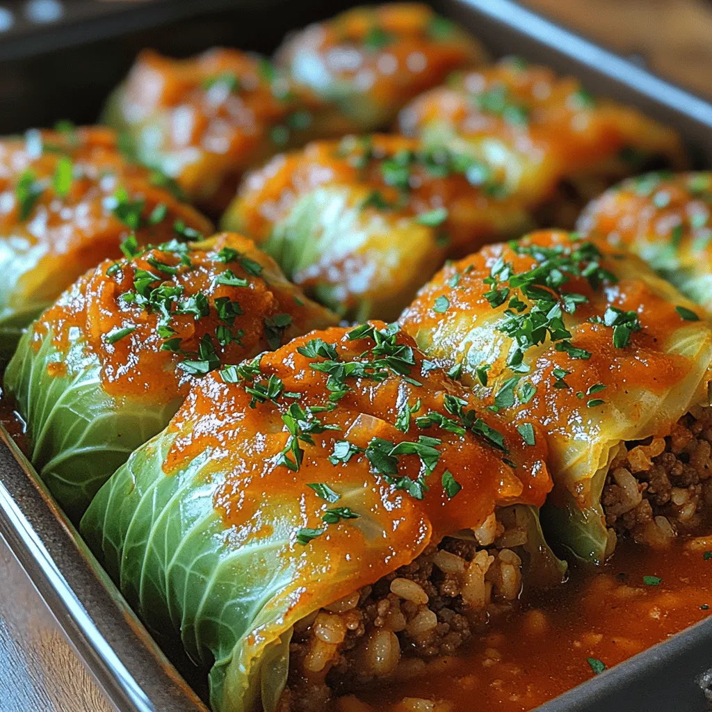 Cabbage rolls are a classic dish that has warmed the hearts and filled the stomachs of families across generations. Often associated with comfort food, these delightful parcels of goodness offer a hearty blend of flavors and textures. At the core of this dish is the humble cabbage, an ingredient that not only contributes to the overall taste but also promotes a healthier lifestyle when paired with lean protein, such as ground beef. The combination of these ingredients makes cabbage rolls a wholesome choice for those seeking a satisfying meal without sacrificing nutrition.