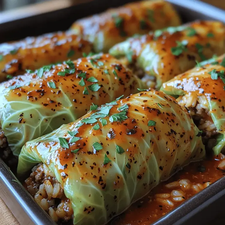 Cabbage rolls are a classic dish that has warmed the hearts and filled the stomachs of families across generations. Often associated with comfort food, these delightful parcels of goodness offer a hearty blend of flavors and textures. At the core of this dish is the humble cabbage, an ingredient that not only contributes to the overall taste but also promotes a healthier lifestyle when paired with lean protein, such as ground beef. The combination of these ingredients makes cabbage rolls a wholesome choice for those seeking a satisfying meal without sacrificing nutrition.