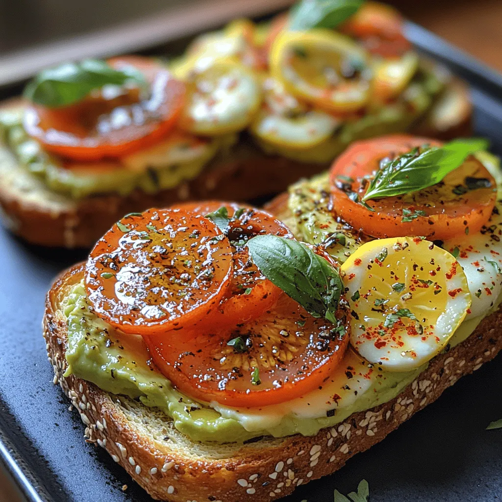 In recent years, avocado toast has emerged as a staple in cafes and kitchens around the world. Loved for its creamy texture, vibrant flavor, and versatility, this simple dish has become a canvas for creativity in contemporary cuisine. Whether it's topped with poached eggs, smoked salmon, or seasonal vegetables, avocado toast continues to captivate food enthusiasts. Today, we're excited to introduce a delightful variation that elevates this beloved classic: Caprese Avocado Toast with a Twist.