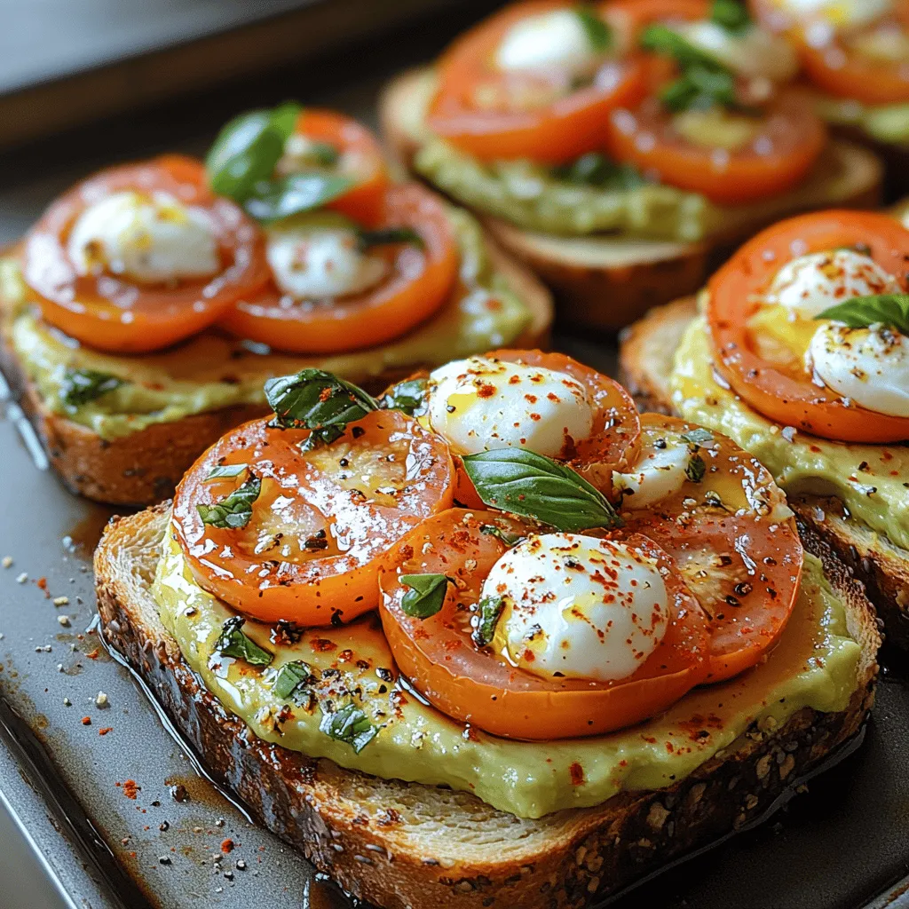 In recent years, avocado toast has emerged as a staple in cafes and kitchens around the world. Loved for its creamy texture, vibrant flavor, and versatility, this simple dish has become a canvas for creativity in contemporary cuisine. Whether it's topped with poached eggs, smoked salmon, or seasonal vegetables, avocado toast continues to captivate food enthusiasts. Today, we're excited to introduce a delightful variation that elevates this beloved classic: Caprese Avocado Toast with a Twist.