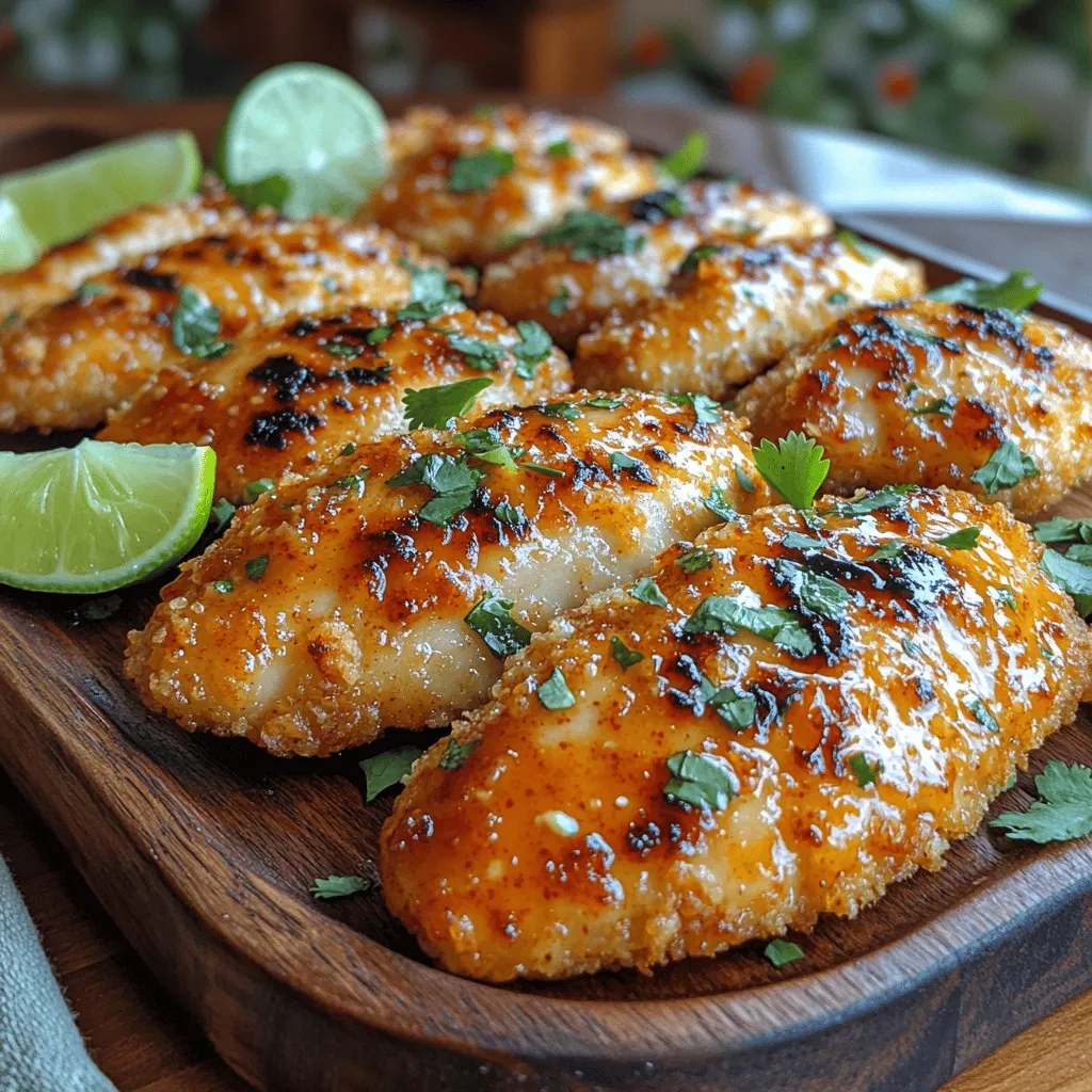 Sweet Chili Chicken Tenders are a mouthwatering dish that combines tender, juicy chicken with a delightful sweet and spicy glaze, making them a favorite among both adults and children. The appeal of this recipe lies in its perfect balance of flavors and textures—crispy on the outside, succulent on the inside, and coated with a rich, tangy sweet chili sauce that dances on the palate. Whether you're hosting a family dinner, planning a party, or gearing up for game day, these chicken tenders are versatile enough to suit any occasion. They can be served as a main dish, an appetizer, or even as a part of a buffet spread, making them a crowd-pleaser that will leave everyone coming back for more.