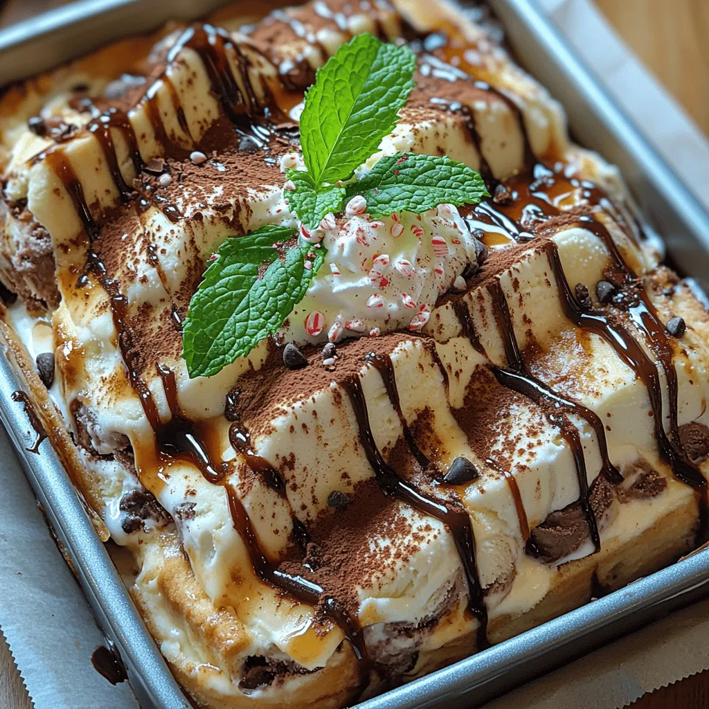 If you're searching for a dessert that combines indulgence with simplicity, look no further than the Choco-Mint Delight Ice Cream Sandwich Cake. This delightful creation is not only a feast for the taste buds but also a visual treat, perfect for any gathering or celebration. With its rich chocolate flavor complemented by a refreshing mint twist, this ice cream sandwich cake is sure to impress friends and family alike. The best part? It requires minimal preparation, making it an ideal choice for both novice bakers and seasoned chefs.