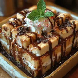 If you're searching for a dessert that combines indulgence with simplicity, look no further than the Choco-Mint Delight Ice Cream Sandwich Cake. This delightful creation is not only a feast for the taste buds but also a visual treat, perfect for any gathering or celebration. With its rich chocolate flavor complemented by a refreshing mint twist, this ice cream sandwich cake is sure to impress friends and family alike. The best part? It requires minimal preparation, making it an ideal choice for both novice bakers and seasoned chefs.