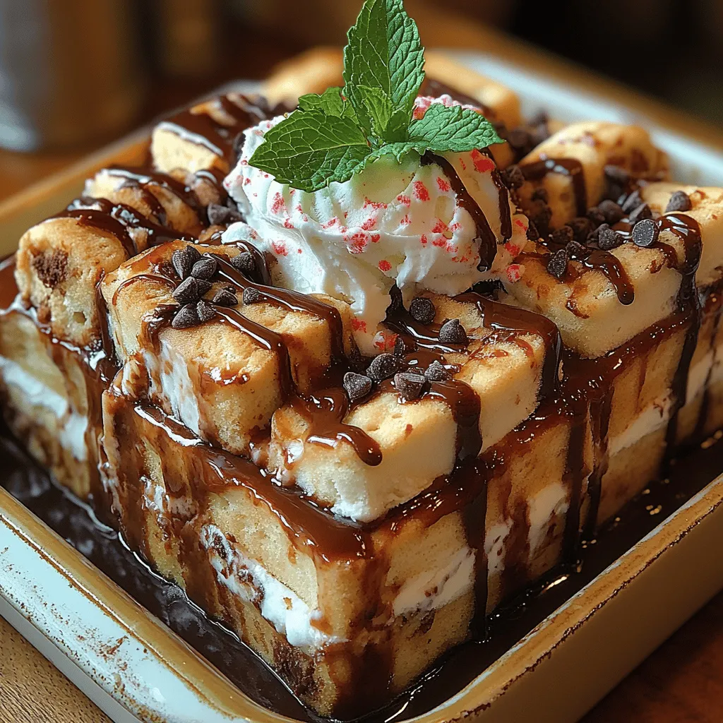 If you're searching for a dessert that combines indulgence with simplicity, look no further than the Choco-Mint Delight Ice Cream Sandwich Cake. This delightful creation is not only a feast for the taste buds but also a visual treat, perfect for any gathering or celebration. With its rich chocolate flavor complemented by a refreshing mint twist, this ice cream sandwich cake is sure to impress friends and family alike. The best part? It requires minimal preparation, making it an ideal choice for both novice bakers and seasoned chefs.