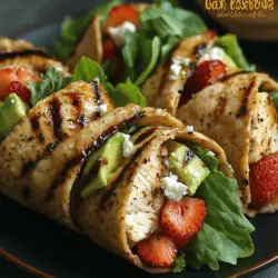In recent years, wraps have emerged as one of the most sought-after meal options, appealing to a diverse audience ranging from busy professionals to health-conscious families. Their convenience and versatility make them an ideal choice for anyone looking to enjoy a wholesome meal on the go. Among the plethora of wrap recipes, Grilled Chicken Strawberry Wraps stand out as a perfect balance of flavors and textures, making them not only delicious but also visually appealing.
