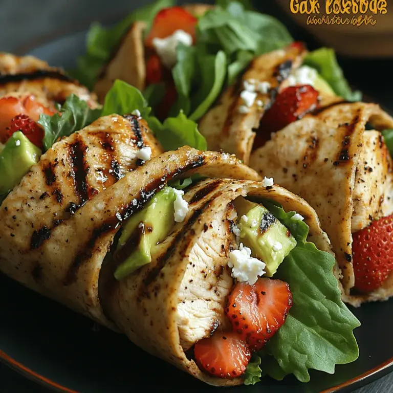 In recent years, wraps have emerged as one of the most sought-after meal options, appealing to a diverse audience ranging from busy professionals to health-conscious families. Their convenience and versatility make them an ideal choice for anyone looking to enjoy a wholesome meal on the go. Among the plethora of wrap recipes, Grilled Chicken Strawberry Wraps stand out as a perfect balance of flavors and textures, making them not only delicious but also visually appealing.