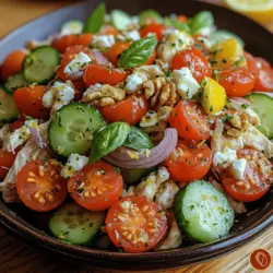 To create a truly remarkable Zesty Lemon Basil Chicken Salad, it's essential to understand the key ingredients and how each contributes to the overall dish. Here’s a look at what you’ll be using: