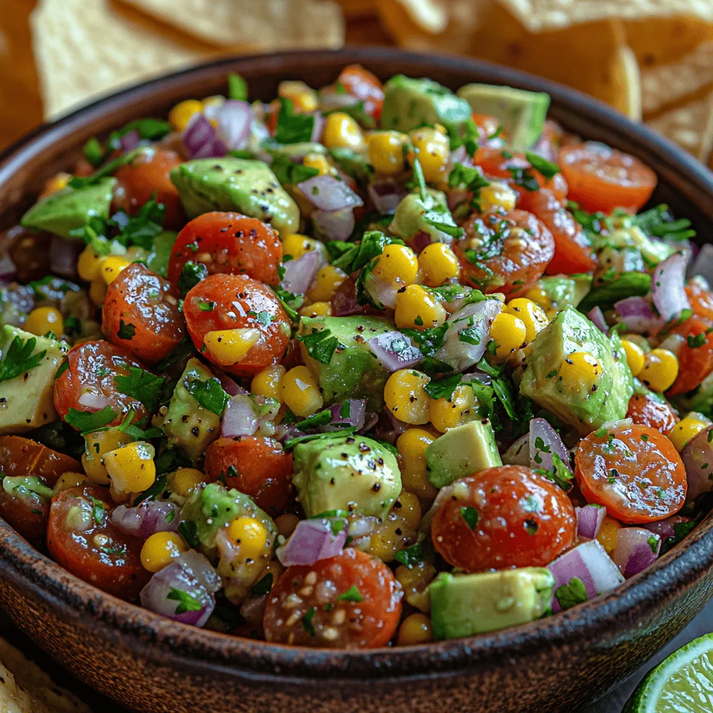 As the warm sun graces us with longer days and vibrant colors, there's no better way to celebrate summer than with a refreshing bowl of Smoky Roasted Corn Avocado Salsa. This vibrant dish combines the sweetness of roasted corn with the creaminess of avocado, creating an explosion of flavors and textures that dance on your palate. The smoky undertones elevate this salsa to a whole new level, making it a standout among traditional salsas that often rely on fresh tomatoes and herbs alone.
