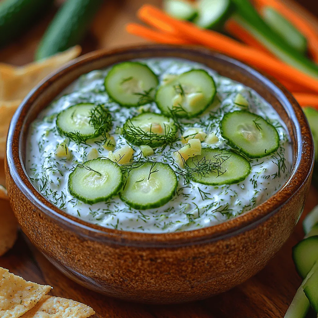 To create the perfect cucumber dill dip, it’s essential to understand the role each ingredient plays in achieving a balanced flavor and texture. Let’s explore the key components that make this dip a standout.