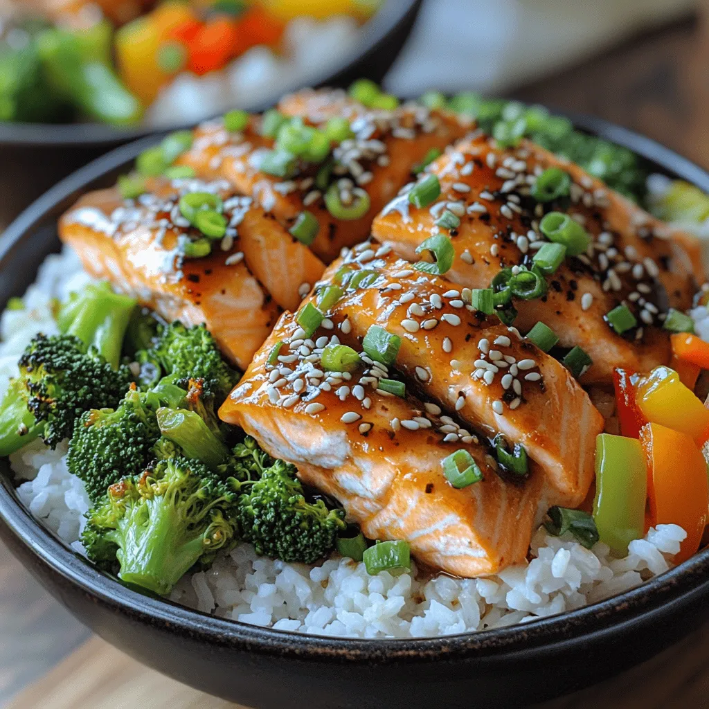 If you're on the lookout for a nutritious and flavorful meal option, look no further than Savory Teriyaki Salmon Bowls. This dish perfectly combines tender salmon fillets, vibrant vegetables, and a delicious homemade teriyaki sauce, making it an ideal choice for both busy weeknights and meal prep enthusiasts. Packed with protein, healthy fats, and an array of vitamins and minerals, these bowls not only satisfy the taste buds but also provide essential nutrients, ensuring you and your family are well-nourished.