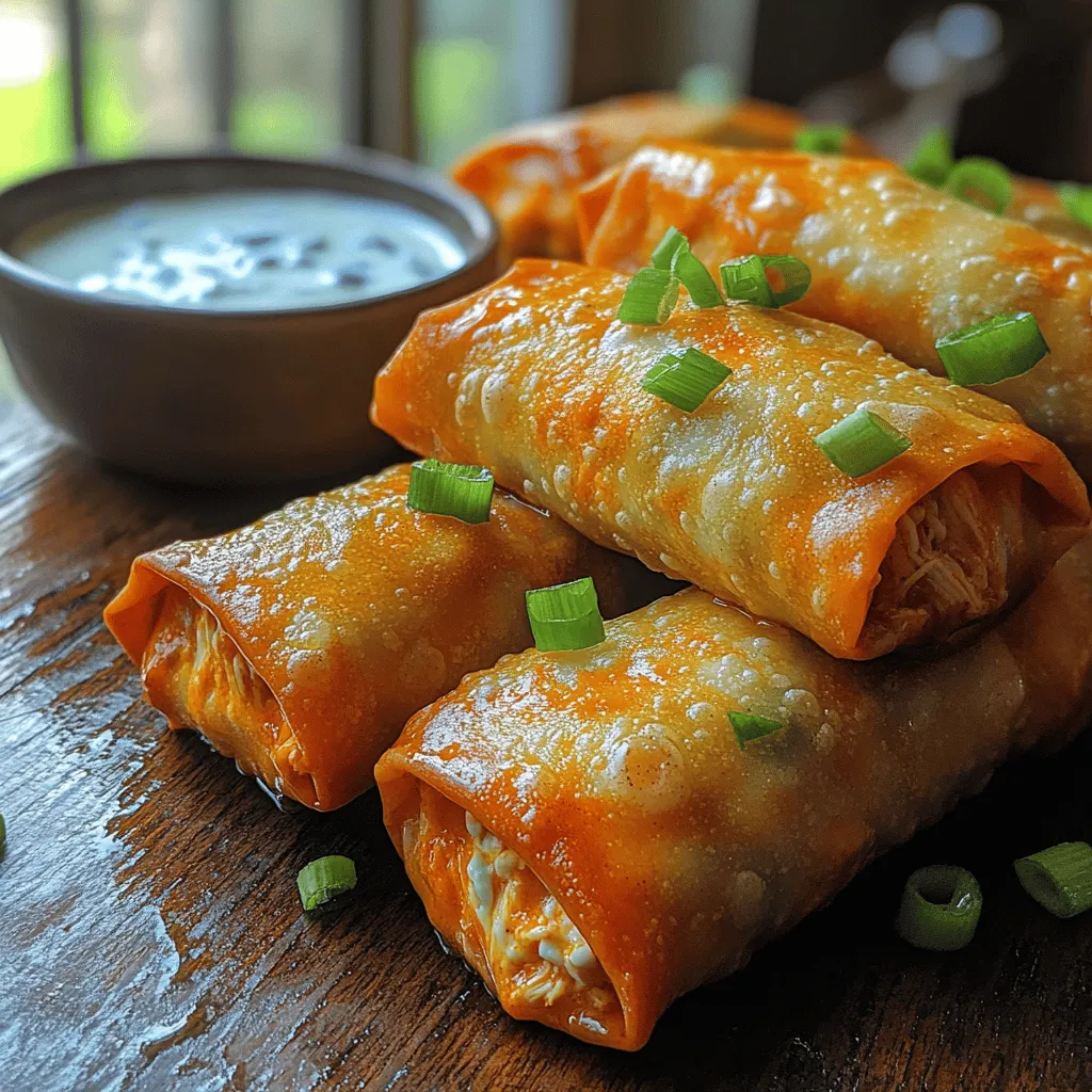 Buffalo chicken has become a staple dish in American cuisine, beloved for its fiery flavor and satisfying crunch. Whether served as wings at a sports event or as a flavorful dip at a gathering, the spicy and tangy notes of Buffalo sauce combined with tender chicken create a mouthwatering experience. But what if you could elevate this popular dish even further? Enter the Crispy Buffalo Chicken Egg Roll—an inventive appetizer that combines the bold flavors of Buffalo chicken with the delightful crunch of an egg roll.