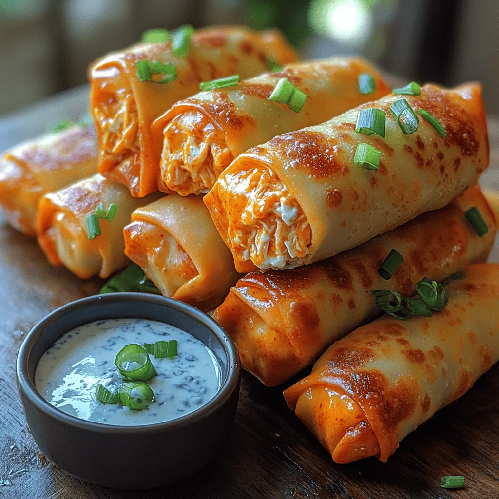 Buffalo chicken has become a staple dish in American cuisine, beloved for its fiery flavor and satisfying crunch. Whether served as wings at a sports event or as a flavorful dip at a gathering, the spicy and tangy notes of Buffalo sauce combined with tender chicken create a mouthwatering experience. But what if you could elevate this popular dish even further? Enter the Crispy Buffalo Chicken Egg Roll—an inventive appetizer that combines the bold flavors of Buffalo chicken with the delightful crunch of an egg roll.
