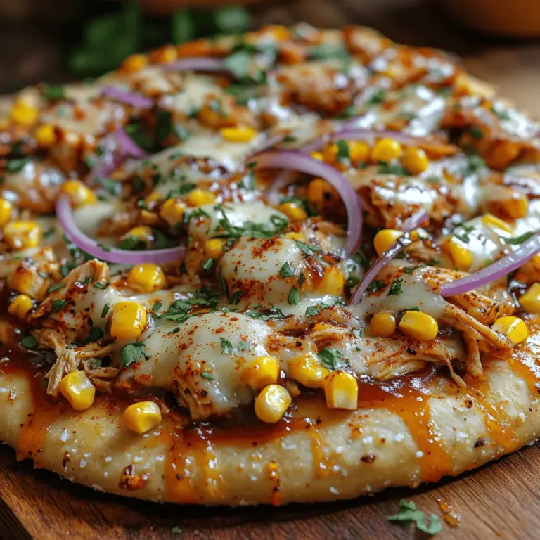 If you’re looking for a delicious and versatile meal option that can easily transition from a cozy weeknight dinner to a sophisticated dish for entertaining guests, look no further than BBQ Chicken Ranch Flatbread. This crowd-pleasing recipe combines a medley of flavors and textures, making it a favorite for many. The tangy ranch dressing melds beautifully with the smoky BBQ sauce, creating a delightful contrast that elevates the dish. With its crispy flatbread base, tender shredded chicken, and fresh toppings, this recipe is not only easy to prepare but also adapts well to a variety of palates.