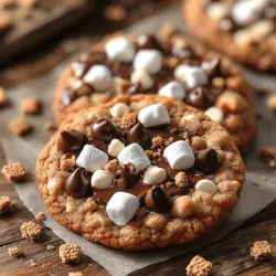 The classic combination of s'mores—chocolate, marshmallows, and graham crackers—evokes nostalgic memories of summer campfires, laughter, and shared stories under a starlit sky. This beloved treat has been a staple of outdoor gatherings and childhood adventures, and now, imagine transforming that iconic flavor into warm, gooey chocolate chip cookies. Enter the S'mores Chocolate Chip Cookies, a delightful recipe that combines the best of both worlds, offering a sweet indulgence perfect for any occasion.