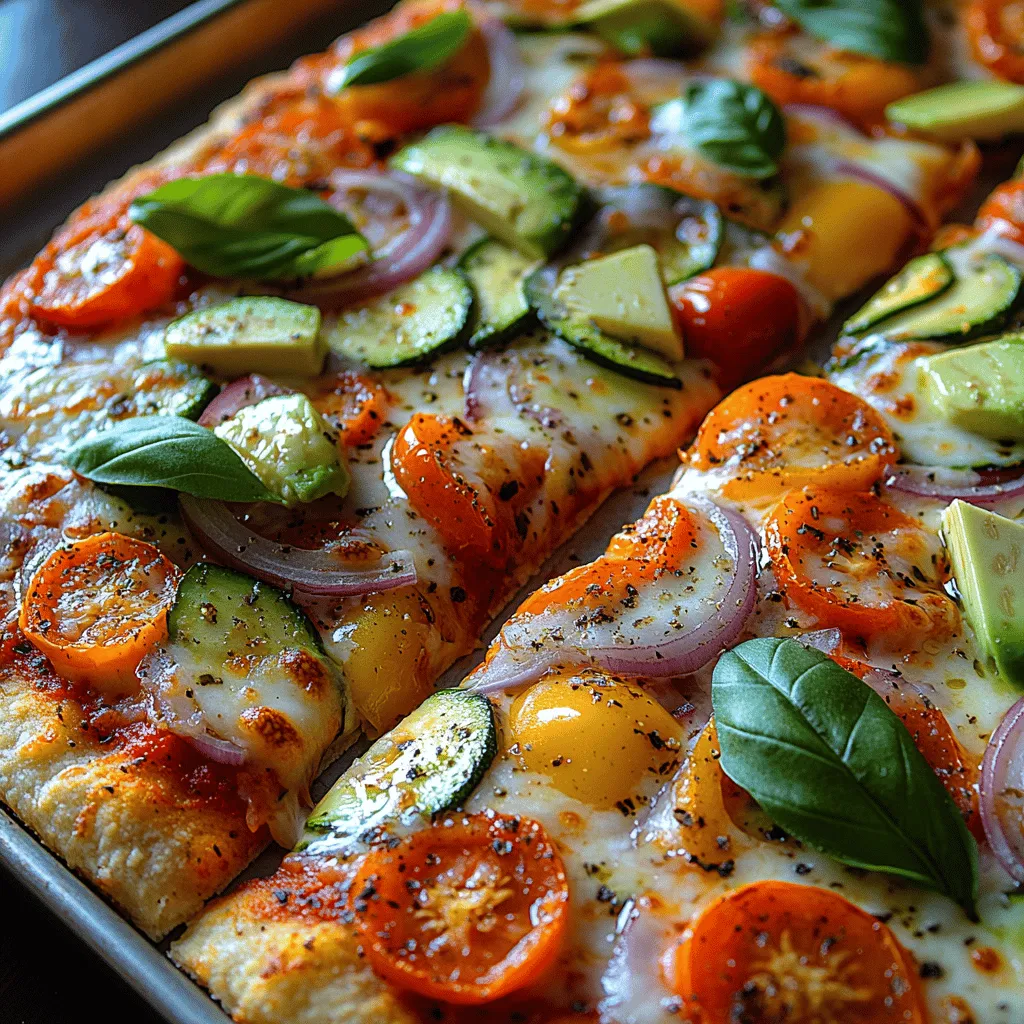 If you're on the lookout for a meal that’s as vibrant as it is nutritious, look no further than Rainbow Veggie Crunch Pizza. This visually stunning dish not only satisfies the eyes but also nourishes the body, making it the perfect choice for families, vegetarians, and pizza enthusiasts alike. Packed with a variety of fresh vegetables and complemented by a flavorful homemade dough, this pizza is a culinary delight that will keep everyone coming back for seconds.