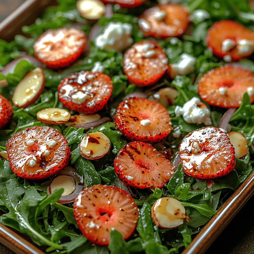 At the heart of any exceptional salad lies its ingredients. Freshness is paramount, as the right components can transform a simple dish into a culinary masterpiece. In the case of the Strawberry Bliss Arugula Salad, each ingredient plays a vital role in creating a harmonious blend of flavors, colors, and textures.