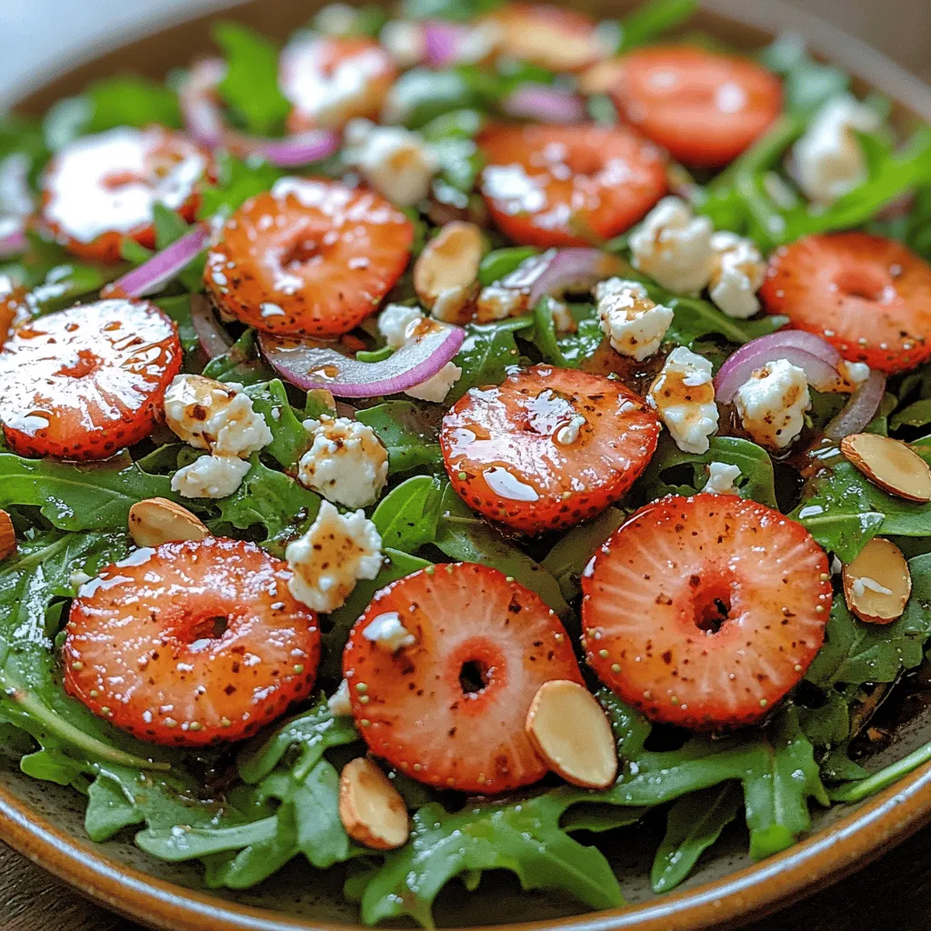 At the heart of any exceptional salad lies its ingredients. Freshness is paramount, as the right components can transform a simple dish into a culinary masterpiece. In the case of the Strawberry Bliss Arugula Salad, each ingredient plays a vital role in creating a harmonious blend of flavors, colors, and textures.