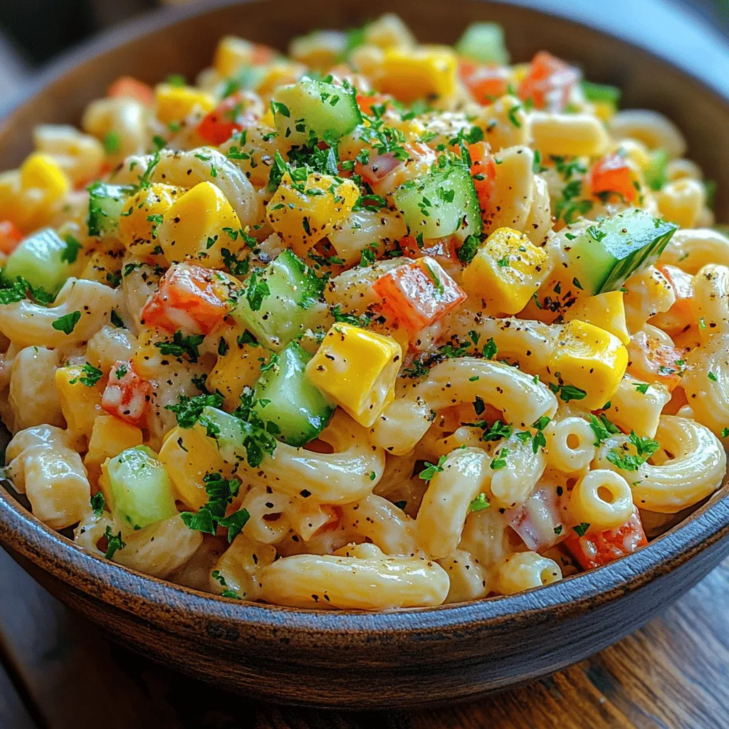 As summer approaches, the allure of outdoor gatherings and picnics becomes undeniable. One dish that consistently captures the spirit of these warm-weather events is macaroni salad. This versatile dish, with its creamy texture and endless possibilities for customization, has been a staple in American cuisine for decades. Among the many variations, the Sunny Sweet Corn Macaroni Salad shines as a particularly vibrant and refreshing option. This delightful dish combines sweet corn with fresh vegetables, creating a colorful medley that is not only pleasing to the eye but also tantalizing to the taste buds.