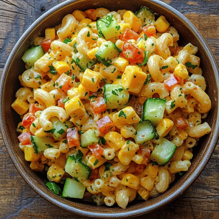 As summer approaches, the allure of outdoor gatherings and picnics becomes undeniable. One dish that consistently captures the spirit of these warm-weather events is macaroni salad. This versatile dish, with its creamy texture and endless possibilities for customization, has been a staple in American cuisine for decades. Among the many variations, the Sunny Sweet Corn Macaroni Salad shines as a particularly vibrant and refreshing option. This delightful dish combines sweet corn with fresh vegetables, creating a colorful medley that is not only pleasing to the eye but also tantalizing to the taste buds.