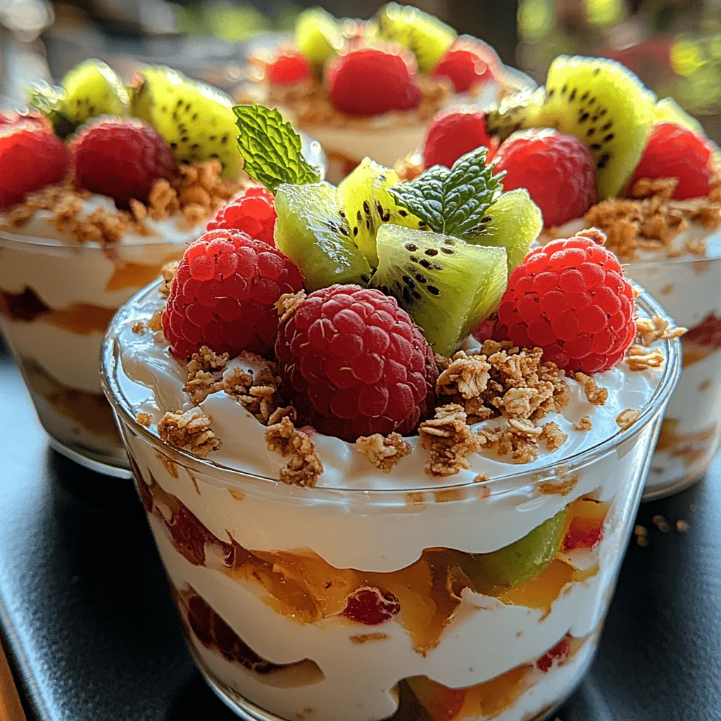 To create the perfect Raspberry Kiwi Yogurt Cups, it’s essential to understand the key ingredients that make this dish both delicious and nutritious. Each component contributes unique flavors and health benefits, making these cups a wholesome addition to your diet.