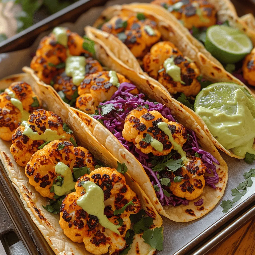 In recent years, plant-based meals have surged in popularity, captivating food enthusiasts and health-conscious individuals alike. From vibrant salads to hearty stews, the evolution of vegetarian and vegan cuisine has proven that plant-based eating is not only nutritious but also incredibly delicious. One dish that perfectly embodies this trend is the Spicy Roasted Cauliflower Tacos with Avocado Crema. These tacos are a celebration of flavor, texture, and nutrition, showcasing how simple, wholesome ingredients can be transformed into a delightful meal.
