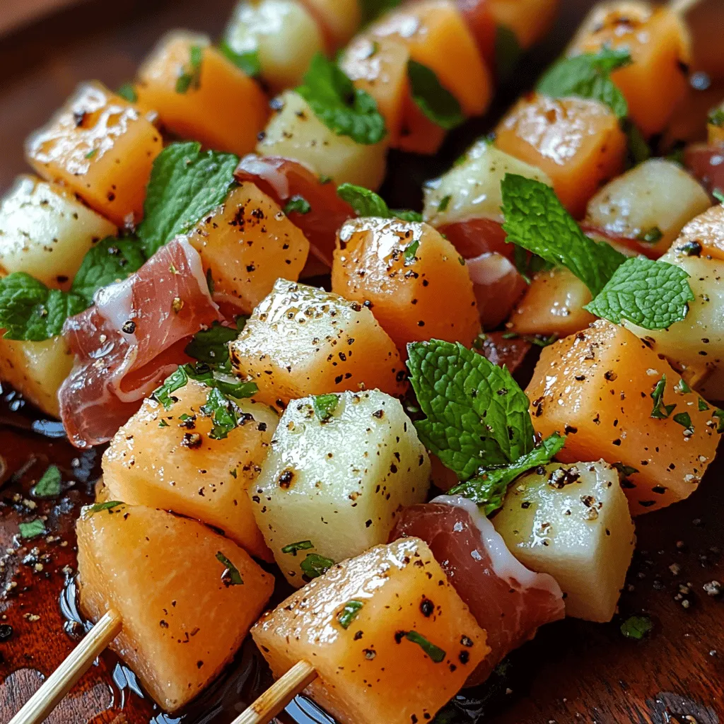 As summer approaches, the craving for light, refreshing dishes becomes more pronounced. One such dish that epitomizes the essence of summer is Melon & Prosciutto Skewers. This delightful appetizer combines the sweetness of ripe melons with the savory richness of prosciutto, offering a perfect balance that tantalizes the taste buds. Not only is it visually appealing, but it also serves as an excellent conversation starter at gatherings, potlucks, or picnics.