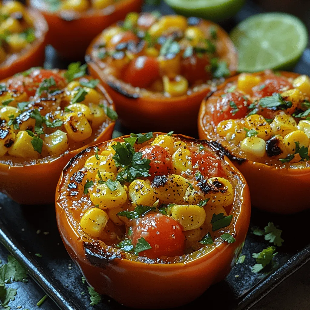 As summer approaches, the allure of fresh, vibrant flavors becomes irresistible. One dish that encapsulates the essence of summer gatherings and healthy eating is <strong>Grilled Corn Salsa Cups</strong>. This delightful appetizer brings together the sweetness of grilled corn, the crunch of fresh vegetables, and the zest of citrus, all beautifully presented in a cup made from bell peppers or tortilla bowls. Perfect for barbecues, picnics, or casual get-togethers, Grilled Corn Salsa Cups are not only visually appealing but also incredibly easy to prepare, making them a go-to recipe for both novice and seasoned cooks alike.” /></p>
</p>
<h3>Preparing the Dressing: The Right Balance of Lime and Olive Oil</h3>
</p>
<p>To elevate your Grilled Corn Salsa Cups, the dressing plays a crucial role. Achieving the perfect balance between lime juice and olive oil is essential for enhancing the freshness of the salsa. Start by squeezing fresh limes to obtain about 3 tablespoons of juice. The acidity from the lime not only brightens the flavors but also acts as a natural preservative, keeping your salsa vibrant and zesty.</p>
</p>
<p>Next, measure out 2 tablespoons of extra virgin olive oil. This ingredient adds richness and a smooth texture that complements the crisp vegetables and sweet corn. Combine the lime juice and olive oil in a small bowl, whisking them together until well blended. For added flavor, consider incorporating a pinch of salt, freshly cracked black pepper, and a teaspoon of honey or agave syrup to balance the acidity with a touch of sweetness. Taste and adjust the seasoning accordingly; the goal is a dressing that enhances the fresh ingredients without overpowering them.</p>
</p>
<h3>Instructions on Preparing Serving Cups</h3>
</p>
<p>Now that your dressing is ready, it’s time to prepare your serving cups. You have two delightful options: bell pepper cups or tortilla bowls. Both choices bring a unique flair to your Grilled Corn Salsa Cups.</p>
</p>
<h4>Bell Pepper Cups</h4>
</p>
<p>1. <strong>Select Your Peppers</strong>: Choose vibrant bell peppers in red, yellow, or orange for a colorful presentation. These varieties are sweet and crunchy, making them ideal for holding the salsa.</p>
</p>
<p>2. <strong>Cut and Core</strong>: Slice the tops off the bell peppers and remove the seeds and membranes. Aim to keep the pepper intact for a sturdy cup shape.</p>
</p>
<p>3. <strong>Prep for Serving</strong>: Lightly brush the outside of the bell pepper cups with olive oil and sprinkle with a little salt. This step enhances the flavor and is optional if you prefer raw peppers.</p>
</p>
<h4>Tortilla Bowls</h4>
</p>
<p>1. <strong>Choose Your Tortillas</strong>: Opt for medium-sized flour or corn tortillas, depending on your preference.</p>
</p>
<p>2. <strong>Shape the Bowls</strong>: Preheat your oven to 350°F (175°C). Lightly spray the inside of a muffin tin with cooking spray. Press each tortilla into the muffin cups, creating a bowl shape.</p>
</p>
<p>3. <strong>Bake</strong>: Bake for about 10-12 minutes until the tortillas are golden and crispy. Allow them to cool briefly before removing them from the tin.</p>
</p>
<p>Both options offer a delightful way to serve your grilled corn salsa, and the choice may depend on your gathering’s theme and your guests’ preferences.</p>
</p>
<h3>Emphasis on Presentation: Arranging Salsa Cups for Visual Appeal</h3>
</p>
<p>Presentation is key to making your Grilled Corn Salsa Cups an eye-catching centerpiece. Start by placing your prepared bell pepper cups or tortilla bowls on a vibrant serving platter. To create an inviting display, fill each cup with the grilled corn salsa, ensuring each is generously heaped and colorful.</p>
</p>
<p>For an added touch, consider garnishing with fresh cilantro leaves, a sprinkle of crumbled feta or queso fresco, and additional lime wedges on the side. Not only do these garnishes enhance the flavor, but they also create a beautiful contrast against the colorful salsa.</p>
</p>
<p>To make your display even more appealing, arrange the cups in a circular pattern or in clusters. This invites guests to dive in and enjoy the fresh, flavorful creations.</p>
</p>
<h3>Nutritional Benefits of Grilled Corn Salsa Cups</h3>
</p>
<h4>Overview of Nutritional Advantages of Key Ingredients</h4>
</p>
<p>Grilled Corn Salsa Cups are not just delicious; they are also packed with nutritional benefits that make them a smart choice for health-conscious eaters. The primary ingredients—corn, peppers, and fresh vegetables—offer an array of vitamins, minerals, and antioxidants.</p>
</p>
<h4>Health Benefits of Corn, Peppers, and Fresh Vegetables</h4>
</p>
<p>– <strong>Corn</strong>: This staple grain is rich in fiber, which aids digestion and promotes a healthy gut. It’s also a good source of vitamins B and C, as well as antioxidants like lutein and zeaxanthin, which are beneficial for eye health.</p>
</p>
<p>– <strong>Bell Peppers</strong>: These colorful vegetables are loaded with vitamins A and C, which are essential for skin health and boosting the immune system. Peppers also provide a good amount of fiber and are low in calories, making them a great addition to a balanced diet.</p>
</p>
<p>– <strong>Fresh Vegetables</strong>: The inclusion of tomatoes, onions, and cilantro adds even more nutrients. Tomatoes are high in lycopene, an antioxidant linked to various health benefits, while onions provide anti-inflammatory properties.</p>
</p>
<h4>Highlight the Low-Calorie Aspect of the Dish</h4>
</p>
<p>One of the most appealing aspects of Grilled Corn Salsa Cups is their low-calorie count. Depending on the serving size and the ingredients used, these cups can be under 100 calories each, making them suitable for various diets, including weight loss and maintenance plans. The combination of fresh vegetables and lean ingredients ensures that you can enjoy a satisfying snack or appetizer without guilt.</p>
</p>
<h3>Serving Suggestions and Pairings</h3>
</p>
<p>Grilled Corn Salsa Cups are incredibly versatile and can be served on various occasions. Here are a few ideal settings:</p>
</p>
<p>– <strong>Parties</strong>: These cups are perfect for gatherings, allowing guests to enjoy a refreshing bite-sized appetizer. Their colorful presentation makes them an instant crowd-pleaser.</p>
</p>
<p>– <strong>Barbecues</strong>: Serve alongside grilled meats, such as chicken, steak, or fish, to add a fresh and zesty note to your meal.</p>
</p>
<p>– <strong>Picnics</strong>: Their portability makes them an excellent choice for picnics. Pack them in airtight containers for easy transport and enjoy them outdoors.</p>
</p>
<h4>Suggested Pairings with Other Dishes</h4>
</p>
<p>Pair your Grilled Corn Salsa Cups with other dishes to create a delightful spread. Consider serving them with:</p>
</p>
<p>– <strong>Grilled Meats</strong>: Chicken fajitas or grilled shrimp complement the flavors of the salsa perfectly.</p>
</p>
<p>– <strong>Tacos</strong>: Use the salsa as a topping for tacos, adding a fresh crunch and burst of flavor.</p>
</p>
<p>– <strong>Nachos</strong>: Serve alongside tortilla chips for a delicious snack that combines textures and flavors.</p>
</p>
<h4>Ideas for Customizing the Salsa with Additional Ingredients</h4>
</p>
<p>Feel free to customize your Grilled Corn Salsa to suit your taste preferences. Here are some ideas:</p>
</p>
<p>– <strong>Beans</strong>: Add black beans or chickpeas for extra protein and fiber.</p>
</p>
<p>– <strong>Avocado</strong>: Chopped avocado adds creaminess and healthy fats to the salsa.</p>
</p>
<p>– <strong>Spices</strong>: For a kick, incorporate diced jalapeños or a sprinkle of cayenne pepper.</p>
</p>
<h3>Cultural Significance of Salsa in Cuisine</h3>
</p>
<p>Salsa holds a significant place in Mexican cuisine, with a rich history that dates back to the Aztecs, who used tomatoes, chili peppers, and other ingredients to create flavorful sauces. The word “salsa” translates to “sauce” in Spanish, and it encompasses a variety of recipes that vary by region.</p>
</p>
<h4>The Evolution of Salsa Recipes</h4>
</p>
<p>Over the years, salsa has evolved into countless variations, adapting to local ingredients and culinary traditions. From the classic tomato-based salsas to fruit-based versions, the versatility of salsa allows for endless creativity in the kitchen.</p>
</p>
<h4>Importance of Fresh Ingredients in Traditional Salsa Recipes</h4>
</p>
<p>Traditional salsa recipes emphasize the use of fresh ingredients, which are vital for achieving authentic flavors. Fresh herbs, ripe tomatoes, and locally sourced produce create vibrant, bold salsas that elevate any dish. This focus on freshness is what makes Grilled Corn Salsa Cups so appealing, as they showcase the best of seasonal ingredients.</p>
</p>
<h3>Conclusion</h3>
</p>
<p>Grilled Corn Salsa Cups are a delightful fusion of flavors and textures that celebrate the freshness of seasonal produce. Their vibrant colors and nutritious ingredients make them not only visually appealing but also a healthy choice for gatherings and celebrations. Whether served as an appetizer at a party or enjoyed as a light snack on a sunny day, these salsa cups are sure to impress your guests and family alike.</p>
</p>
<p>We encourage you to try this recipe for your next gathering, allowing the bright flavors of grilled corn, fresh vegetables, and zesty dressing to shine. Embrace the joy of cooking with fresh ingredients and savor the deliciousness that Grilled Corn Salsa Cups bring to the table. Enjoy this flavorful dish that embodies the spirit of summer and the joy of sharing good food with loved ones.</p>
</div>