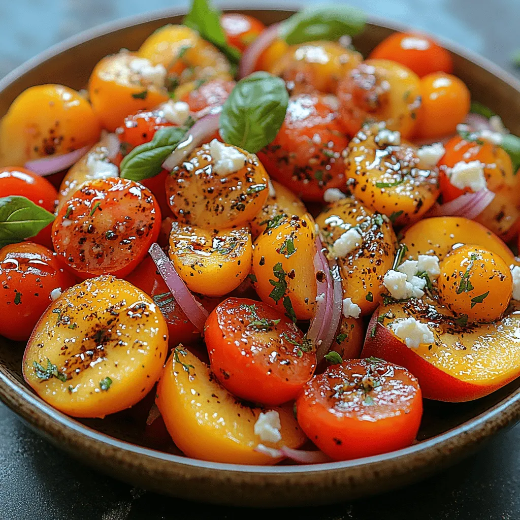 To create a truly unforgettable Peach & Tomato Medley Delight, it’s essential to understand the key ingredients that contribute to its flavor and texture. Each component plays a vital role in crafting a balanced and delicious salad.