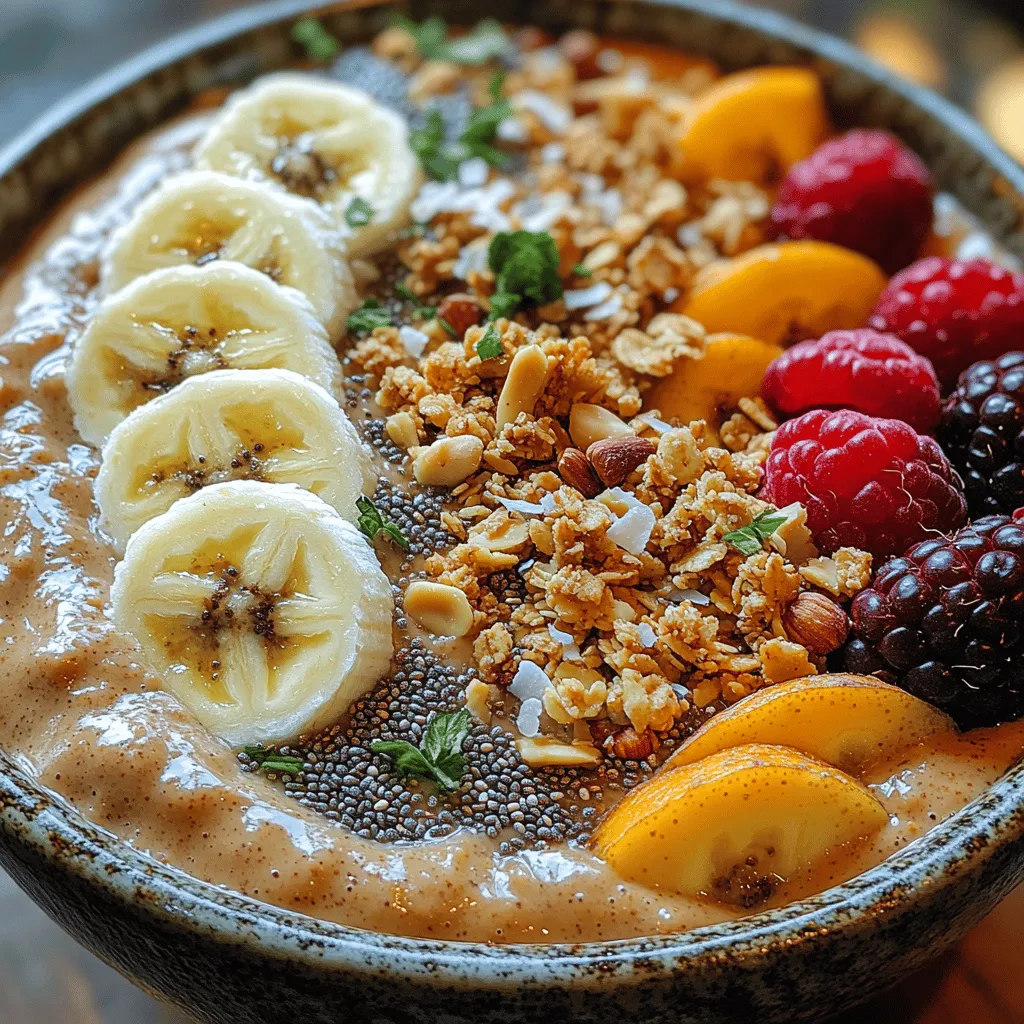 In recent years, smoothie bowls have taken the culinary world by storm. These colorful, nutritious bowls filled with blended fruits and topped with an array of delicious garnishes have become a favorite breakfast and snack option for health-conscious individuals. Not only are they visually appealing, but smoothie bowls also provide an excellent way to pack in fruits, vegetables, and superfoods in one delightful dish. One of the standout creations in this trend is the Peanut Butter Bliss Banana Smoothie Bowl—a creamy, indulgent blend that satisfies your taste buds while nourishing your body.