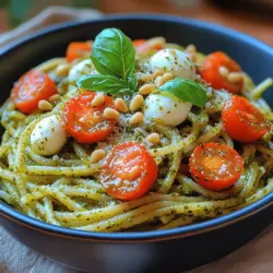 As the heat of summer rolls in, there’s nothing quite like a refreshing chilled pasta dish to satisfy your cravings while keeping you cool. When the temperatures rise, hearty meals can often feel overwhelming, leading many to seek lighter, more invigorating options. Enter *Chilled Pesto Perfection with Cherry Bombs*, a vibrant and delicious pasta salad that not only embraces the essence of summer but also showcases the freshest ingredients.