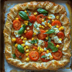 As the warm sun ushers in the joys of summer, it becomes the perfect time to savor light, flavorful dishes that celebrate the season's bounty. One such dish that perfectly encapsulates these sentiments is the rustic tomato corn galette. This delightful recipe is not only versatile but also provides a wonderful canvas for showcasing the fresh produce that summer has to offer. With the star ingredients being sweet, juicy tomatoes and crunchy, tender corn, this galette embodies a medley of vibrant flavors that can elevate any summer gathering.