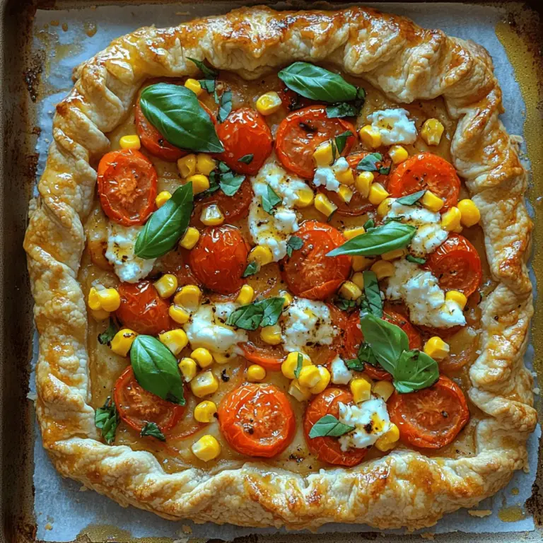 As the warm sun ushers in the joys of summer, it becomes the perfect time to savor light, flavorful dishes that celebrate the season's bounty. One such dish that perfectly encapsulates these sentiments is the rustic tomato corn galette. This delightful recipe is not only versatile but also provides a wonderful canvas for showcasing the fresh produce that summer has to offer. With the star ingredients being sweet, juicy tomatoes and crunchy, tender corn, this galette embodies a medley of vibrant flavors that can elevate any summer gathering.