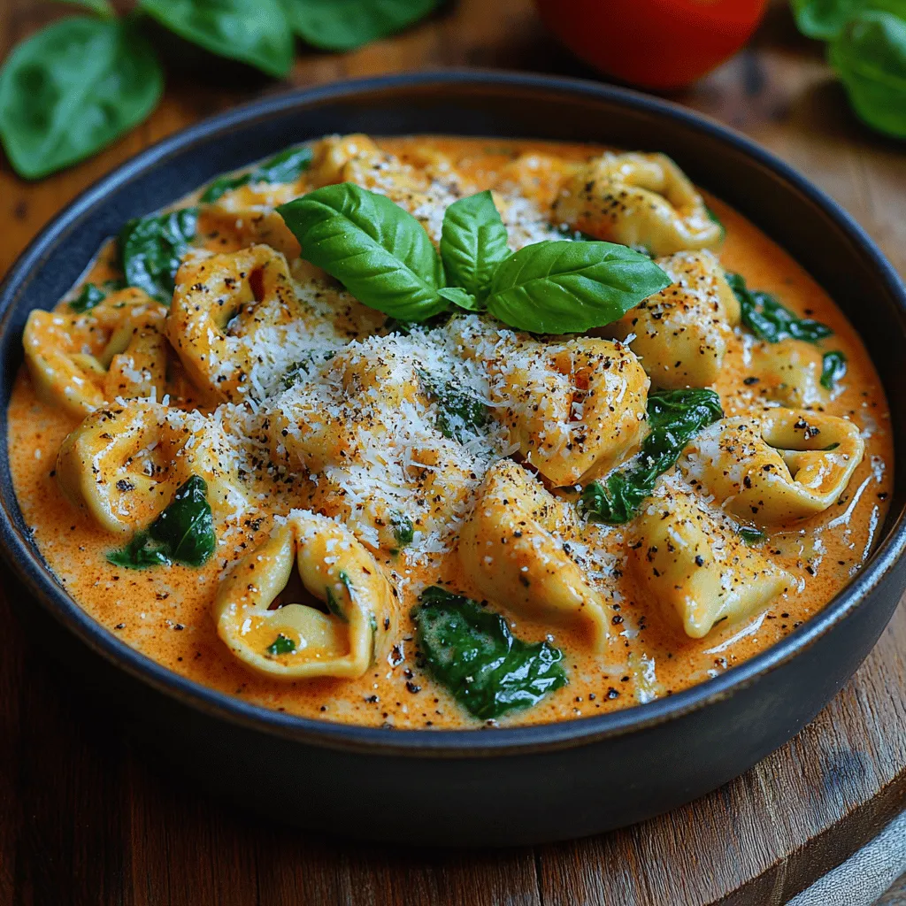 If you’re searching for a comforting yet elegant dish that’s easy to prepare, look no further than creamy tomato spinach tortellini. This delightful pasta dish combines tender tortellini with a luscious cream sauce, vibrant tomatoes, and fresh spinach, creating a symphony of flavors and textures that is sure to please any palate. Whether you’re preparing a weeknight dinner for your family or hosting a cozy gathering with friends, this recipe is versatile enough to suit any occasion.