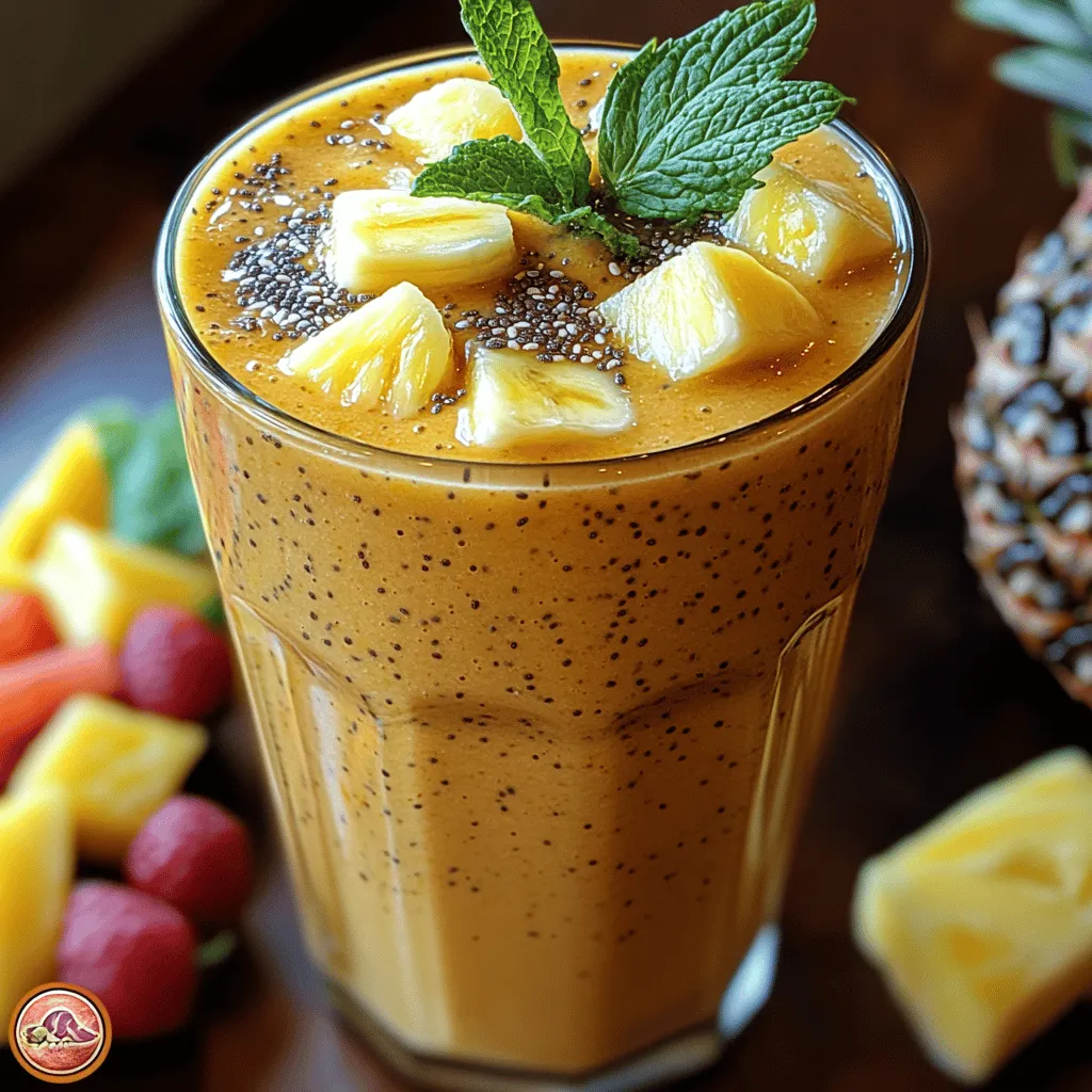 Imagine sipping on a cool, refreshing drink that transports you to a sun-drenched beach, with the gentle sound of waves lapping at your feet. The Tropical Paradise Smoothie is precisely that: a blissful blend of vibrant flavors that not only delights the palate but also nourishes the body. This smoothie is a perfect choice for breakfast, a midday snack, or even a rejuvenating post-workout treat.
