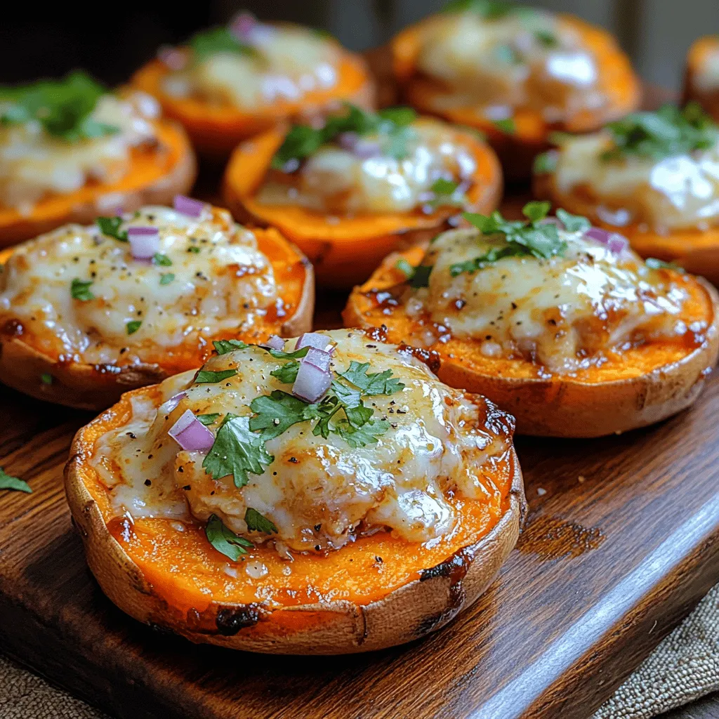 If you’re looking for a delicious, healthy snack or a creative appetizer for your next gathering, BBQ Chicken Sweet Potato Bites are the perfect solution. This dish beautifully combines the rich flavors of barbecue chicken with the natural sweetness of roasted sweet potatoes, creating a mouthwatering treat that will impress your family and friends. Not only are these bites easy to prepare, but they also pack a nutritional punch, making them an excellent choice for those who want to indulge guilt-free.