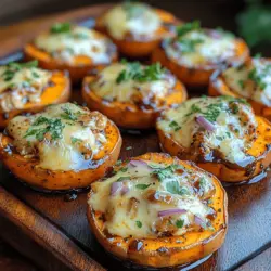 If you’re looking for a delicious, healthy snack or a creative appetizer for your next gathering, BBQ Chicken Sweet Potato Bites are the perfect solution. This dish beautifully combines the rich flavors of barbecue chicken with the natural sweetness of roasted sweet potatoes, creating a mouthwatering treat that will impress your family and friends. Not only are these bites easy to prepare, but they also pack a nutritional punch, making them an excellent choice for those who want to indulge guilt-free.