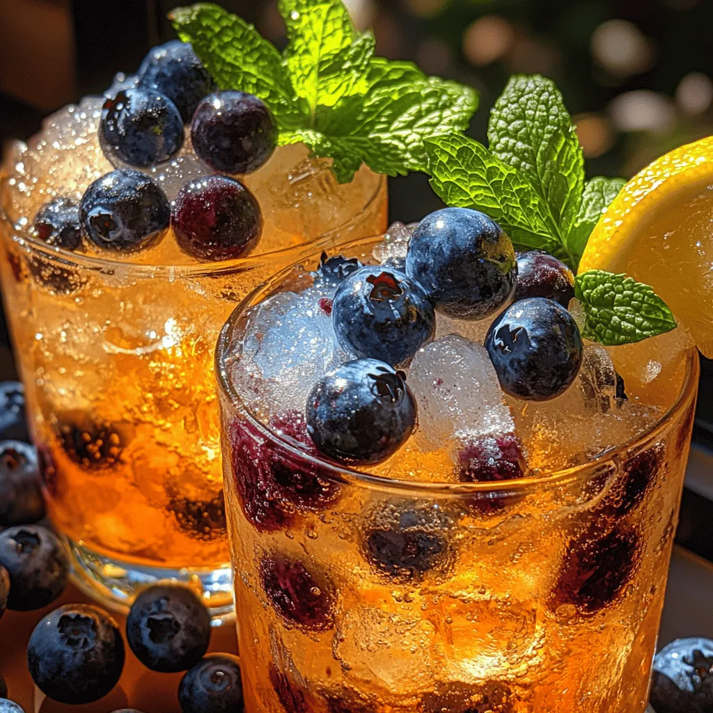 As the temperatures rise and summer approaches, there's nothing quite like a refreshing beverage to keep you cool. Enter the <strong>Blueberry Lemonade Slush</strong>, a delightful and invigorating treat perfect for hot days. This slush combines the tartness of fresh lemons with the natural sweetness of blueberries, creating a harmonious balance that will quench your thirst and tantalize your taste buds. Whether you’re lounging by the pool, hosting a backyard barbecue, or simply enjoying a sunny afternoon, this slush is a delicious way to beat the heat.” /></p>
</p>
<h3>Importance of Balancing Flavors During Blending</h3>
</p>
<p>When preparing your refreshing blueberry lemonade slush, achieving the perfect balance of flavors is paramount. The interplay between the tartness of the lemons and the natural sweetness of the blueberries creates a harmonious blend that elevates the drink from ordinary to extraordinary. As you blend your ingredients, start by adding a small amount of lemon juice and blueberries, then gradually increase the quantities based on your taste preferences.</p>
</p>
<p>During blending, taste frequently. This approach allows you to adjust the flavor profile as needed, ensuring that the slush is neither too sweet nor overwhelmingly tart. If the mixture leans too far in one direction, add a little more of the opposite ingredient. For example, if it’s too sweet, a splash of lemon juice will cut through the sweetness. Conversely, if the lemonade is too tart, a few extra blueberries or a touch of sweetener can harmonize the flavors beautifully.</p>
</p>
<h3>Suggestions for Adjusting Sweetness and Acidity to Personal Taste</h3>
</p>
<p>Personalization is key when preparing your blueberry lemonade slush. Start with the basic recipe, but feel free to adjust the sweetness and acidity to suit your palate. If you prefer a sweeter slush, consider adding more blueberries or a sweetener like honey, agave syrup, or even simple syrup. For those who enjoy a tart flavor, increase the lemon juice, or add a bit of lemon zest for an extra citrus punch.</p>
</p>
<p>Experimenting with sweeteners can also yield different flavor profiles. For instance, using honey will impart a floral note, while agave syrup may blend seamlessly without altering the taste. If you’re looking for a zero-calorie option, try a sugar substitute like stevia or monk fruit sweetener. Always remember to blend the mixture after making any adjustments to ensure the flavors meld together perfectly.</p>
</p>
<h3>Serving the Slush</h3>
</p>
<p>Serving your blueberry lemonade slush is just as important as making it. Presentation can elevate the experience, making it more inviting and refreshing for your guests. Start by pouring the slush into chilled glasses to maintain its icy texture for longer. You can use a traditional glass or choose fun, colorful cups to add a festive touch.</p>
</p>
<h4>Best Practices for Pouring and Serving</h4>
</p>
<p>When pouring the slush, use a ladle or a large spoon to scoop the mixture into your glasses. Fill the glasses about three-quarters full to allow room for any garnishes and to prevent spills. If you’re serving a crowd, consider setting up a slush bar where guests can customize their drinks with different garnishes and flavors.</p>
</p>
<p>For an extra touch, you can freeze some blueberries and slices of lemon to use as ice cubes, preventing the slush from watering down as they melt. This not only keeps the drink cold but also enhances its visual appeal.</p>
</p>
<h3>Creative Ways to Present the Slush, Including Garnishes</h3>
</p>
<p>Garnishing your slush can transform it into a visually stunning beverage. Here are some creative ideas for garnishing your blueberry lemonade slush:</p>
</p>
<p>1. <strong>Fresh Fruit</strong>: Top each slush with a few whole blueberries or a slice of lemon for a pop of color and freshness.</p>
<p>2. <strong>Herbs</strong>: A sprig of fresh mint or basil can add a refreshing aroma and a sophisticated touch.</p>
<p>3. <strong>Lemon Zest</strong>: Add a sprinkle of lemon zest on top for an extra burst of citrusy fragrance.</p>
<p>4. <strong>Sugared Rim</strong>: Dip the rim of your glass in lemon juice and then in sugar or colored sugar crystals for a sweet, decorative finish.</p>
<p>5. <strong>Fun Straws</strong>: Use colorful straws or reusable metal straws to enhance the fun and make sipping easier.</p>
</p>
<h3>The Health Benefits of Blueberry Lemonade Slush</h3>
</p>
<p>Not only is your blueberry lemonade slush delicious and refreshing, but it also offers several health benefits that make it a guilt-free treat.</p>
</p>
<h4>Antioxidant Properties of Blueberries</h4>
</p>
<p>Blueberries are renowned for their high antioxidant content, particularly anthocyanins, which provide numerous health benefits. These antioxidants help combat oxidative stress and may reduce the risk of chronic diseases. Regular consumption of blueberries has been linked to improved heart health, enhanced brain function, and better blood sugar control.</p>
</p>
<h4>Vitamin C Benefits from Lemons</h4>
</p>
<p>Lemons are an excellent source of vitamin C, a vital nutrient that supports the immune system, promotes skin health, and aids in digestion. The vitamin C in lemons also acts as a powerful antioxidant, working alongside the antioxidants in blueberries to boost your overall health.</p>
</p>
<h4>How a Refreshing Slush Can Hydrate and Energize on Hot Days</h4>
</p>
<p>On a hot summer day, staying hydrated is essential. The combination of water, fruits, and ice in your blueberry lemonade slush makes it an excellent hydration option. The refreshing flavors and icy texture will not only cool you down but also provide a natural energy boost, making it perfect for outdoor gatherings, picnics, or simply relaxing by the pool.</p>
</p>
<h3>Variations and Customizations</h3>
</p>
<p>One of the best aspects of making a blueberry lemonade slush is the versatility it offers. Here are some exciting ways to customize your slush to keep things fresh and fun:</p>
</p>
<h4>Different Sweeteners: Honey, Agave, or Sugar Substitutes</h4>
</p>
<p>As mentioned earlier, experimenting with different sweeteners can significantly alter the flavor profile of your slush. Honey and agave syrup provide natural sweetness, while sugar substitutes like stevia or erythritol can help you create a low-calorie version without sacrificing taste.</p>
</p>
<h4>Adding Other Fruits for Flavor</h4>
</p>
<p>Don’t hesitate to mix and match fruits. Adding strawberries, raspberries, or even peaches can create a delightful medley of flavors. Blend in these additional fruits during the preparation stage for a unique twist on the classic blueberry lemonade slush.</p>
</p>
<h4>Alcoholic Twist: Incorporating Spirits for a Grown-Up Version</h4>
</p>
<p>For adult gatherings, consider adding a splash of your favorite spirit to create a refreshing cocktail. Vodka or rum works wonderfully with the blueberry and lemon flavors, creating a delightful summer drink. Simply blend the alcohol into your slush mixture or pour it over the slush in the glass for a visually appealing layered effect.</p>
</p>
<h4>Non-Alcoholic Options for Kids and Gatherings</h4>
</p>
<p>For family-friendly gatherings or children’s parties, keep the slush non-alcoholic while still making it fun. You can create themed slushes with different fruits and vibrant colors, ensuring that everyone feels included in the festivities. Offer a variety of flavors to cater to different tastes, making it a slush bar that kids will love.</p>
</p>
<h3>Conclusion</h3>
</p>
<p>In summary, the blueberry lemonade slush is not only a delicious and refreshing treat but also a healthful beverage packed with antioxidants and vitamins. Its vibrant colors and refreshing taste make it the perfect summer drink, whether enjoyed by the poolside or at a backyard barbecue.</p>
</p>
<p>I encourage you to experiment with different flavors, sweeteners, and garnishes to personalize your slush creation. Enjoy the process of making this delightful drink, and don’t forget to share it with friends and family on sunny days. The joy of crafting homemade slushies, with their endless possibilities for flavor and presentation, is a wonderful addition to any summer gathering, bringing smiles and refreshment to all. So, grab your blender, gather your ingredients, and start blending your way to a refreshing blueberry lemonade slush that will be the highlight of your warm-weather celebrations!</p>
</div>