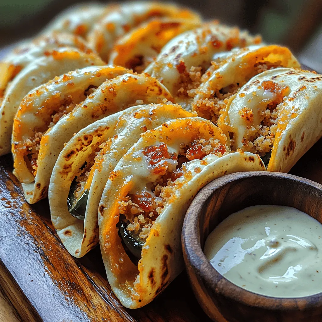 To achieve the perfect Crunchy Jalapeño Popper Wraps, it's essential to understand the role of each ingredient in this scrumptious recipe. From the star of the show—fresh jalapeño peppers—to the crunch of panko breadcrumbs, every element contributes to the overall experience.
