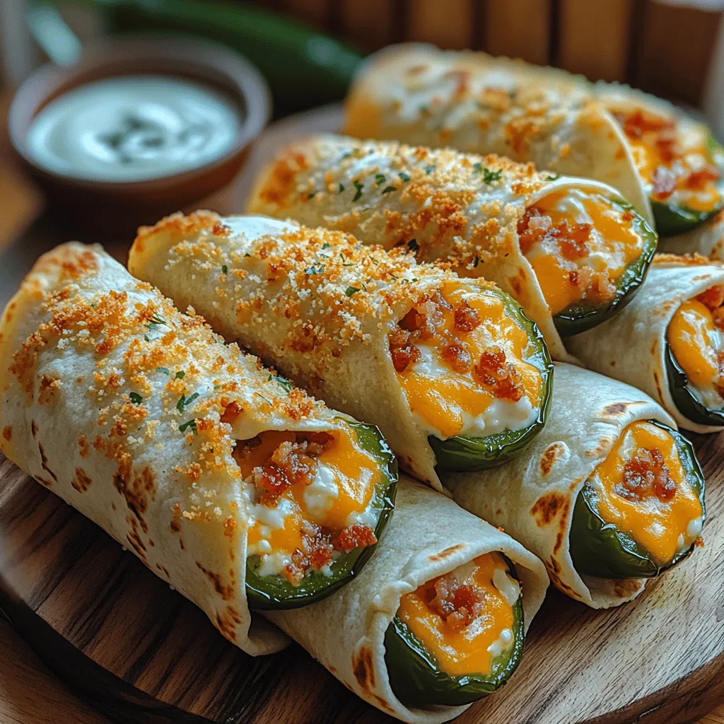 To achieve the perfect Crunchy Jalapeño Popper Wraps, it's essential to understand the role of each ingredient in this scrumptious recipe. From the star of the show—fresh jalapeño peppers—to the crunch of panko breadcrumbs, every element contributes to the overall experience.