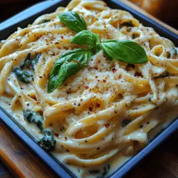 Creamy Spinach Pasta Alfredo: A Delicious Vegetarian Delight