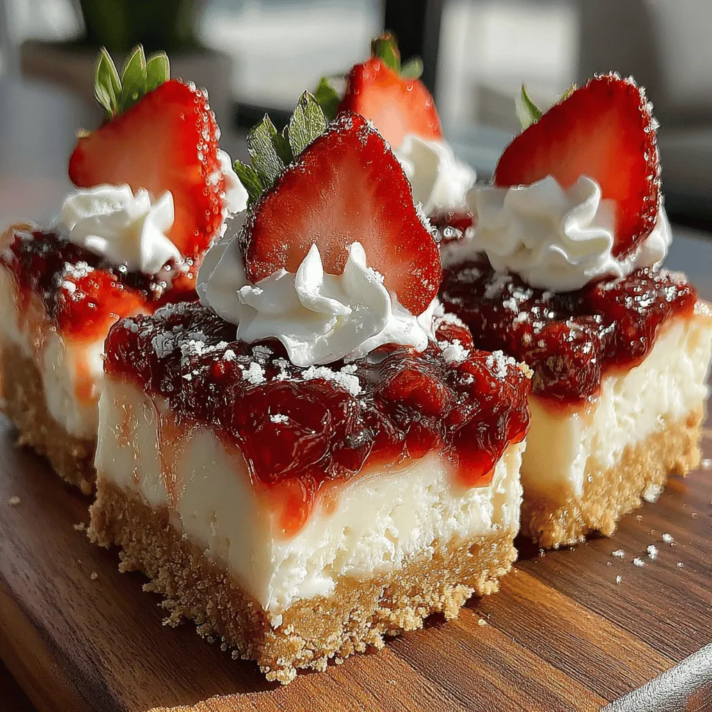 As the warm sun beckons and the days stretch longer, there's nothing quite like a refreshing dessert to cool you off. Enter the Strawberry Bliss Frozen Shortcake Bars—a delightful treat that combines the sweetness of fresh strawberries with the creamy goodness of whipped cream, all nestled atop a buttery graham cracker crust. Perfect for summertime gatherings, these bars not only satisfy your sweet tooth but also provide a light and refreshing escape from the heat.