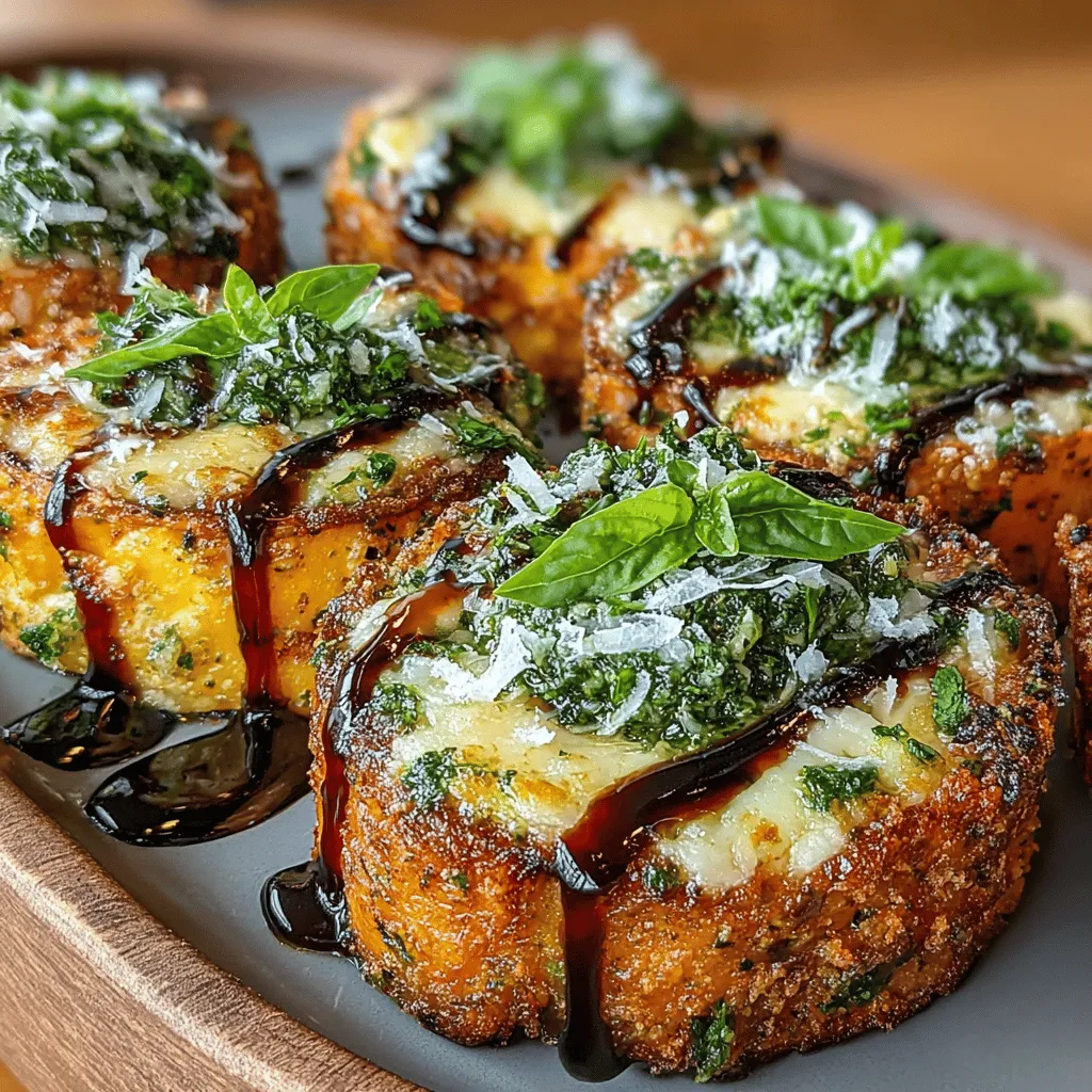 Pesto Parmesan Baked Sweet Potato Rounds offer a delightful fusion of flavors and textures that cater to a range of palates. This dish beautifully combines the natural sweetness of roasted sweet potatoes with the herby richness of pesto and the nutty umami of Parmesan cheese. Whether you’re looking for a tasty appetizer for your next gathering, a side dish that will impress at dinner, or a satisfying snack that doesn’t compromise on health, these baked sweet potato rounds are a fantastic choice.